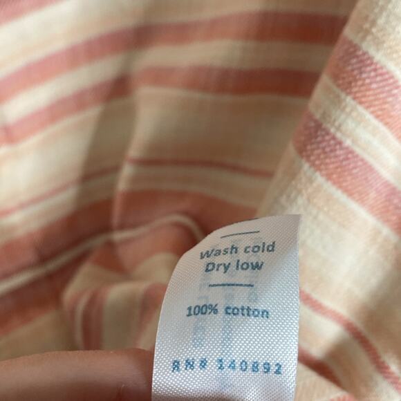 Marine Layer Stretch Selvage Stripe Shirt Men's Large - Picture 6 of 7